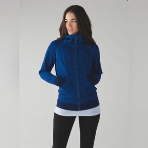 Lululemon Athletica Royal Blue Full-Zip Scuba